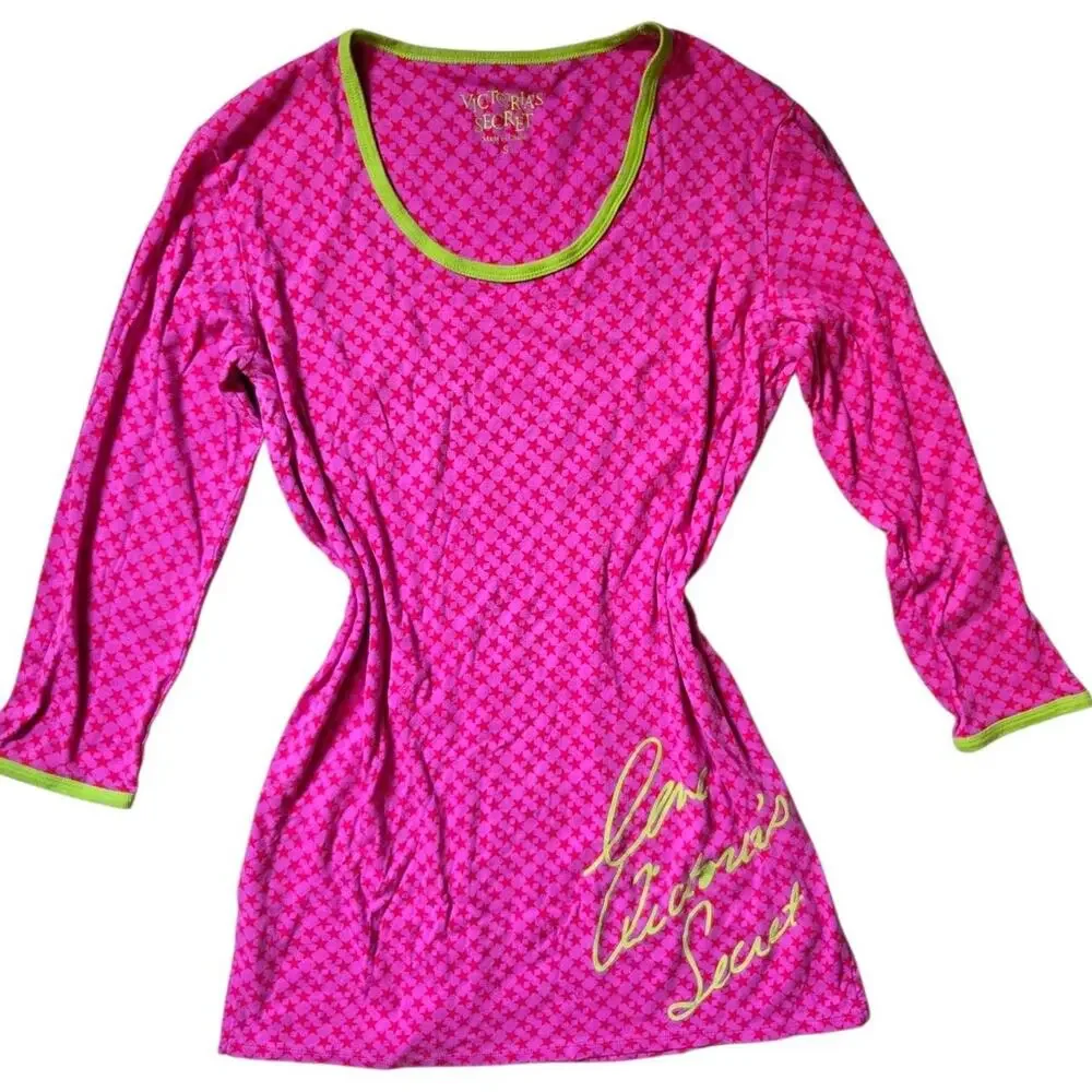 Y2k victorias secret pink star